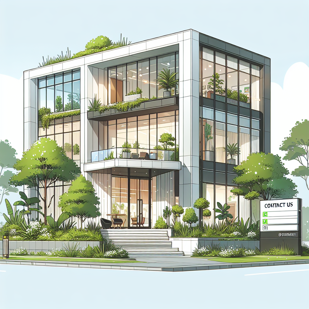 Contact office illustration